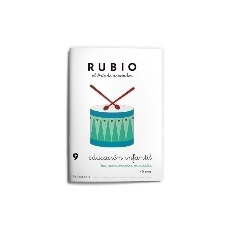 EI9-CUADERNO RUBIO A5 EDU. INF. 9 INSTRUMENT precio por 10 unidades
