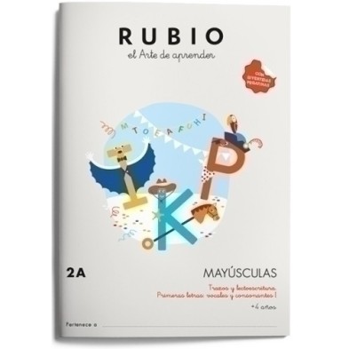 MY2A-CUADERNO RUBIO MAYUSCULAS 2A precio por 10 unidades