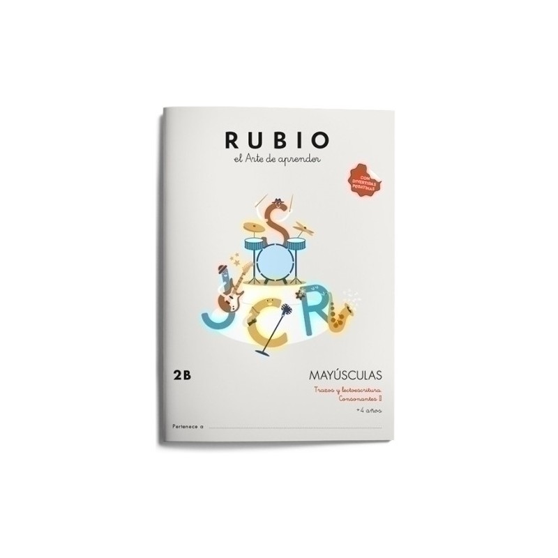 MY2B-CUADERNO RUBIO MAYUSCULAS 2B precio por 10 unidades