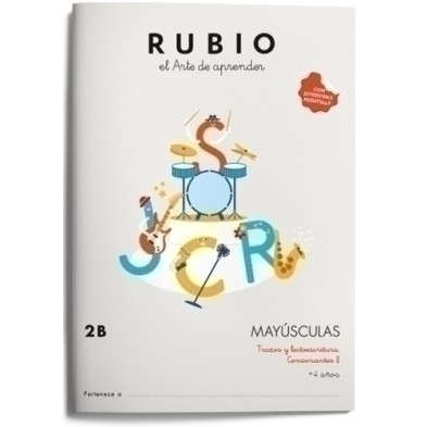 MY2B-CUADERNO RUBIO MAYUSCULAS 2B precio por 10 unidades