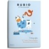 ORT1-CUADERNO RUBIO ORTOGRAFIA 1 6-7 AÑOS precio por 5 unidades