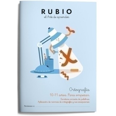 ORT5-CUADERNO RUBIO ORTOGRAFIA 5 10-11 AÑOS precio por 5 unidades