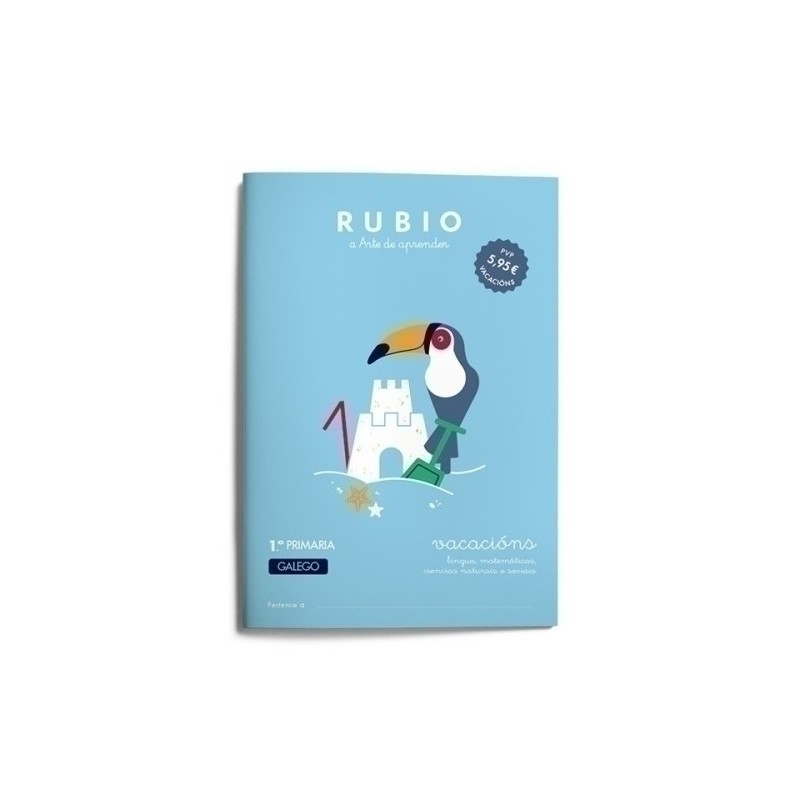 VAC1PG-CUADERNO RUBIO GAL.VACACIONS 1º PRIM. precio por 5 unidades