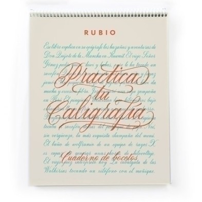 CALIG-CUADERNO RUBIO BOCETOS CALIGRAFIA precio por 5 unidades