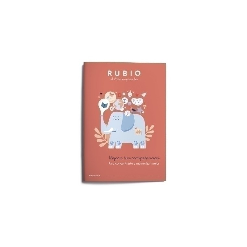 MC_MEMORIA-CUADERNO RUBIO A4 CONCENTRARSE Y MEMORIZ precio por 5 unidades