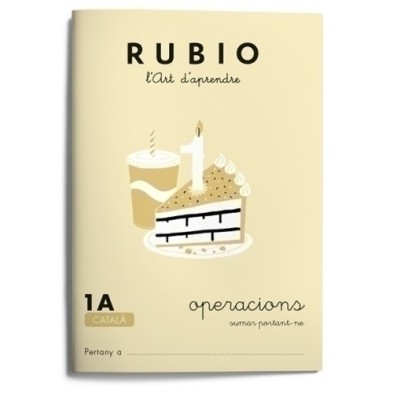 PC1A-CAT-CUADERNO RUBIO (CAT) A5 OPERAC.y PROB.1A precio por 10 unidades