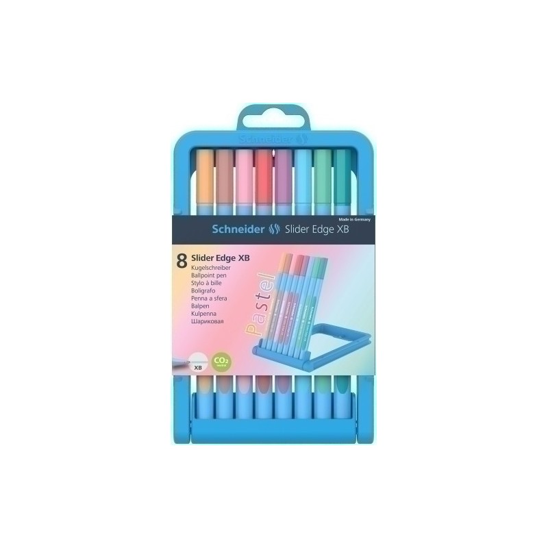 SH152289-BOLIGRAFO SCHNEIDER SLIDER EDGE SURT.8 precio por 1 unidades