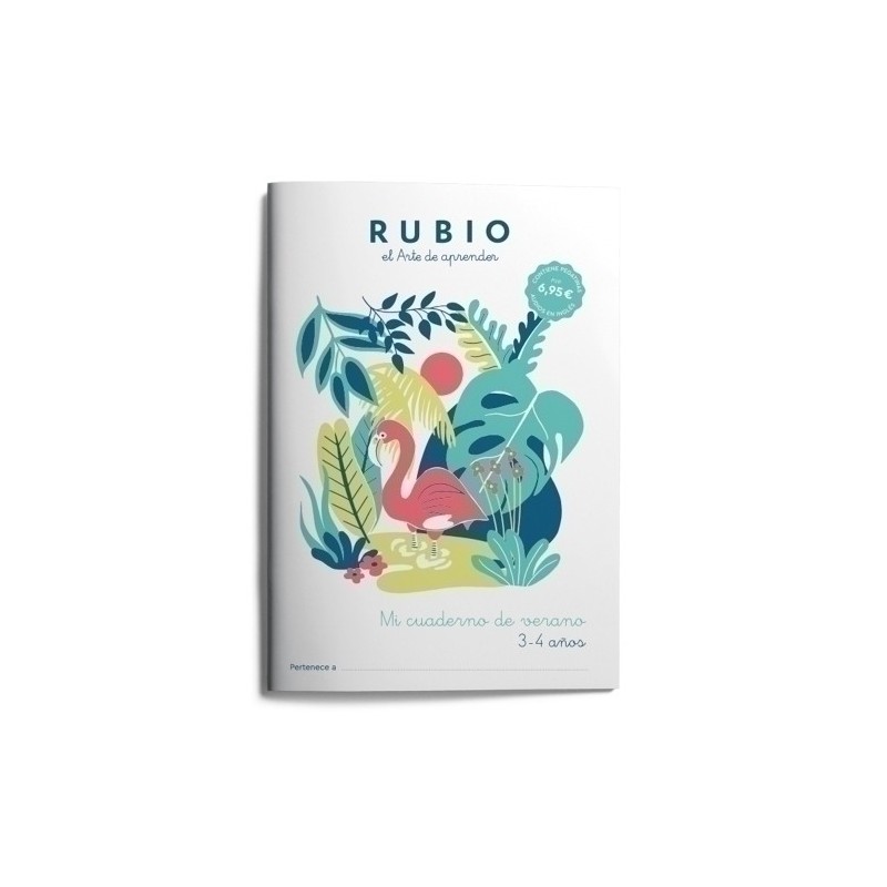 VERANO34-CUADERNO RUBIO A4 VERANO 3-4 precio por 5 unidades