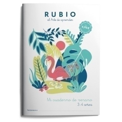 VERANO34-CUADERNO RUBIO A4 VERANO 3-4 precio por 5 unidades