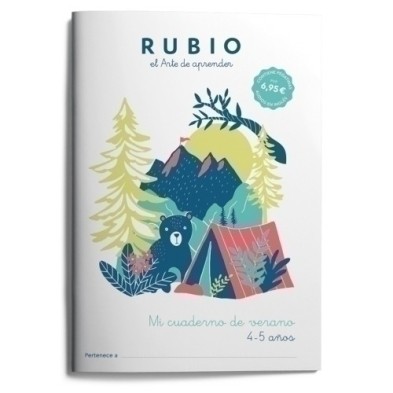 VERANO45-CUADERNO RUBIO A4 VERANO 4-5 precio por 5 unidades