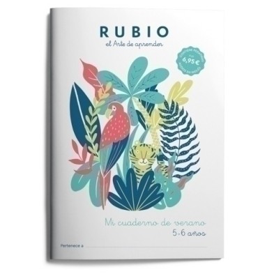 VERANO56-CUADERNO RUBIO A4 VERANO 5-6 precio por 5 unidades