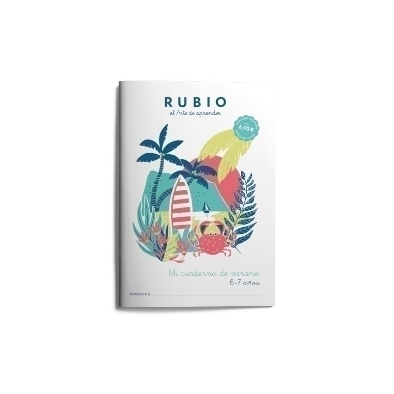 VERANO67-CUADERNO RUBIO A4 VERANO 6-7 precio por 5 unidades