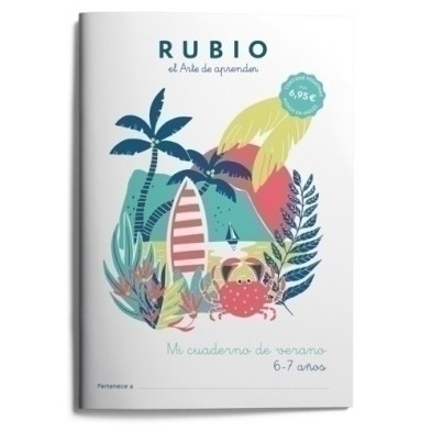 VERANO67-CUADERNO RUBIO A4 VERANO 6-7 precio por 5 unidades