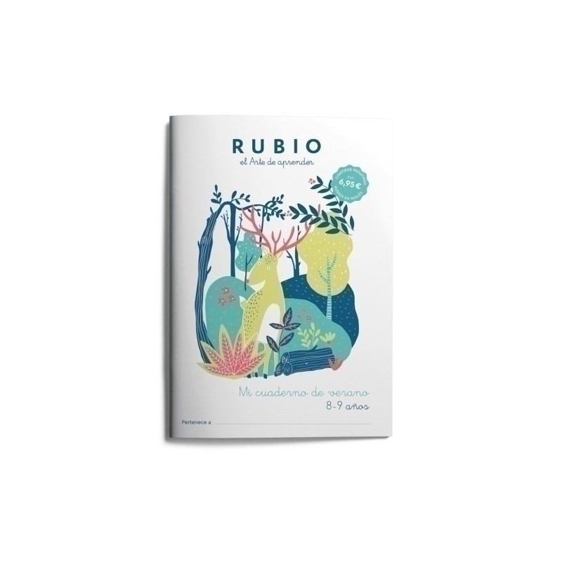 VERANO89-CUADERNO RUBIO A4 VERANO 8-9 precio por 5 unidades