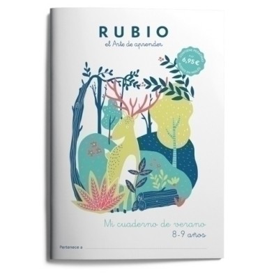 VERANO89-CUADERNO RUBIO A4 VERANO 8-9 precio por 5 unidades