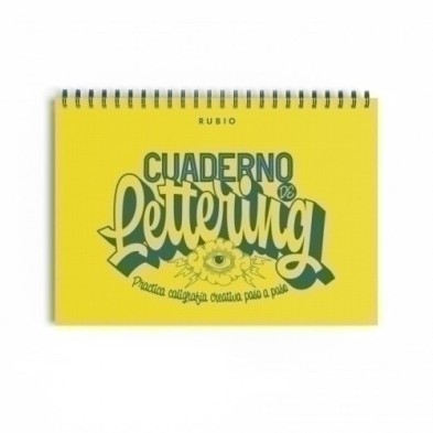 CUADLETT-CUADERNO RUBIO LETTERING precio por 1 unidades