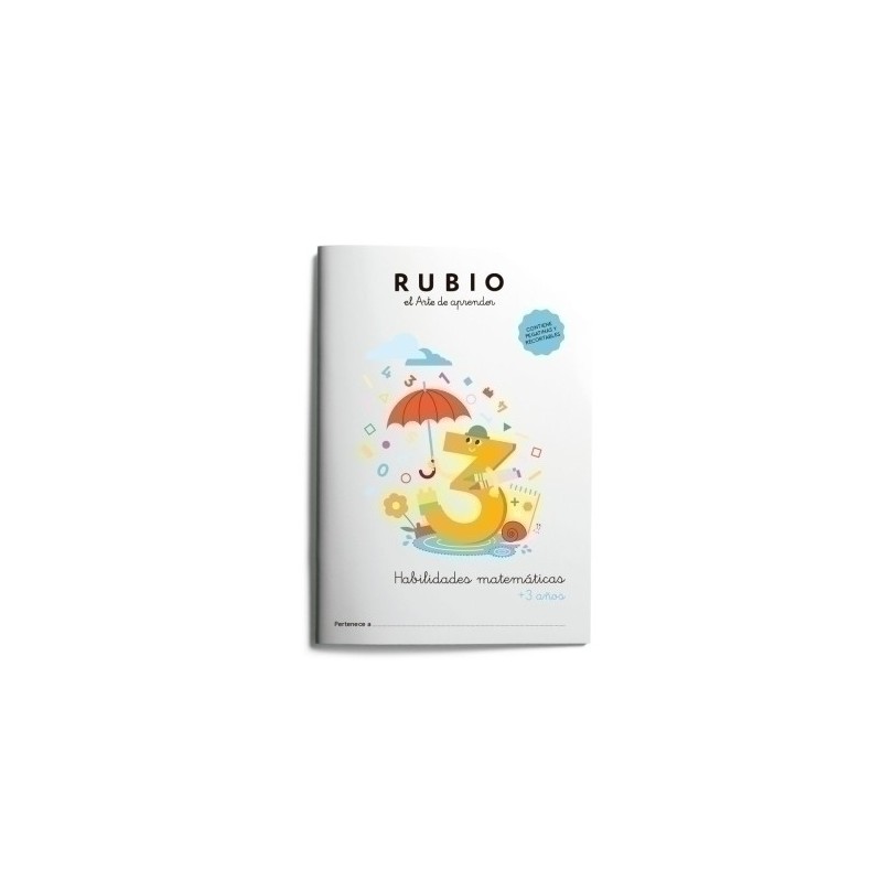 HM3-CUADERNO RUBIO HABILIDADES MATEMATICAS 3 precio por 1 unidades