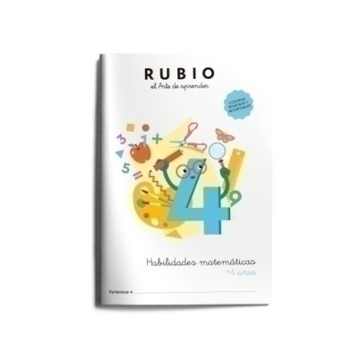 HM4-CUADERNO RUBIO HABILIDADES MATEMATICAS 4 precio por 1 unidades