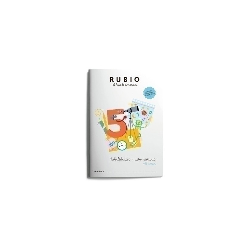 HM5-CUADERNO RUBIO HABILIDADES MATEMATICAS 5 precio por 1 unidades