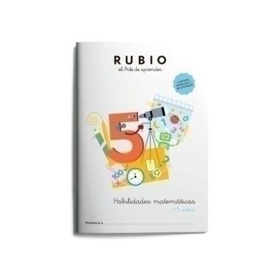HM5-CUADERNO RUBIO HABILIDADES MATEMATICAS 5 precio por 1 unidades