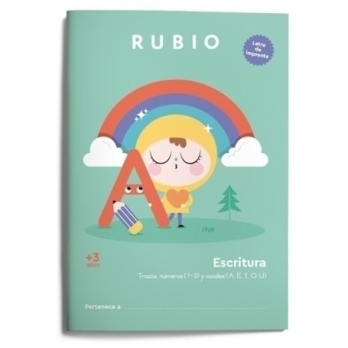 CIMP3-CUADERNO RUBIO A4 ESCRITURA IMPRENTA 3 precio por 1 unidades