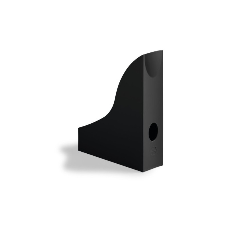 775701-REVISTERO PLASTICO DURABLE ECO C. NEGRO precio por 6 unidades