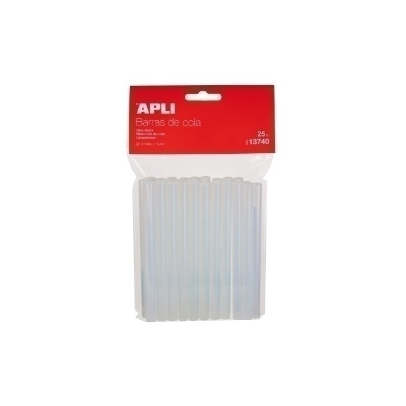 13740-COLA TERMOFUSIBLE BARRA APLI BLISTER 25 precio por 1 unidades