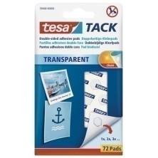 59408-00000-00-PUNTO ADHESIVO TESA TACK TRANSP. 72 UD precio por 20 unidades