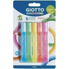 F545300-COLA GLITTER GLUE GIOTTO LAPIZ NEON precio por 12 unidades