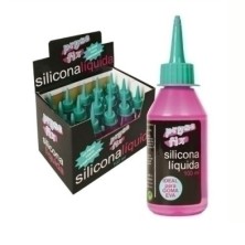 1001100-SILICONA LIQUIDA FIX 100ml EXPOSITOR 15 precio por 1 unidades