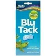 1690-MASILLA ADH. BLU-TACK AZUL F.ESCOLAR precio por 1 unidades