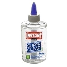 11141-COLA TRANSPARENTE INSTANT SUPERCLEAR 266 precio por 6 unidades