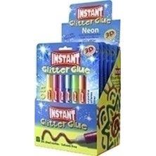 11231-COLA GLITTER INSTANT NEON 10ml B/6 precio por 6 unidades