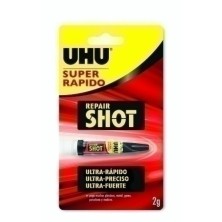 6314564-PEGAMENTO UNIV. UHU REPAIR SHOT 2 g precio por 12 unidades