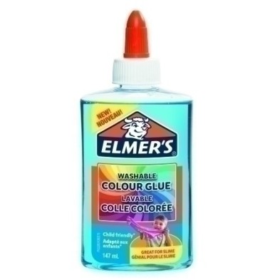 2109485-COLA ELMER´S SLIME TRANSLUCIDO AZUL precio por 3 unidades