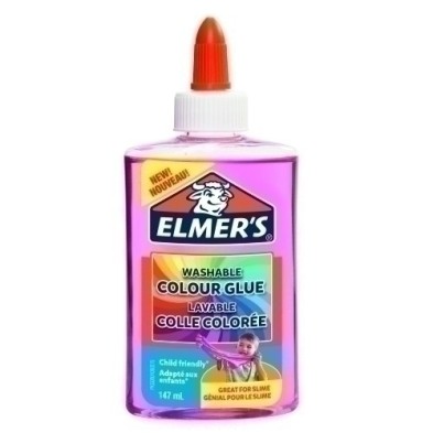 2109496-COLA ELMER´S SLIME TRANSLUCIDO ROSA precio por 3 unidades