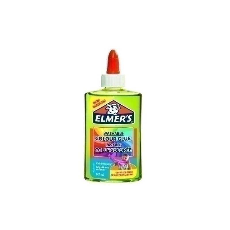 2109504-COLA ELMER´S SLIME TRANSLUCIDO VERDE precio por 3 unidades