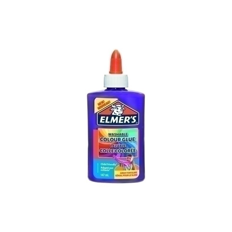 2109502-COLA ELMER´S SLIME OPACO MORADO precio por 3 unidades