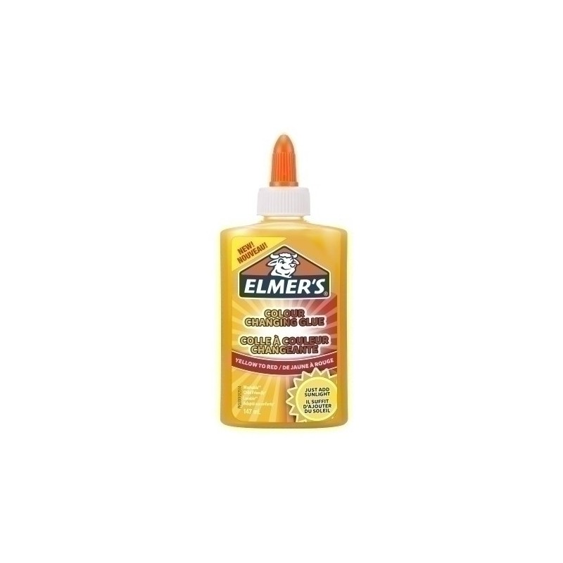 2109498-COLA ELMER´S SLIME CAMBIACOLOR AMARILLO precio por 3 unidades