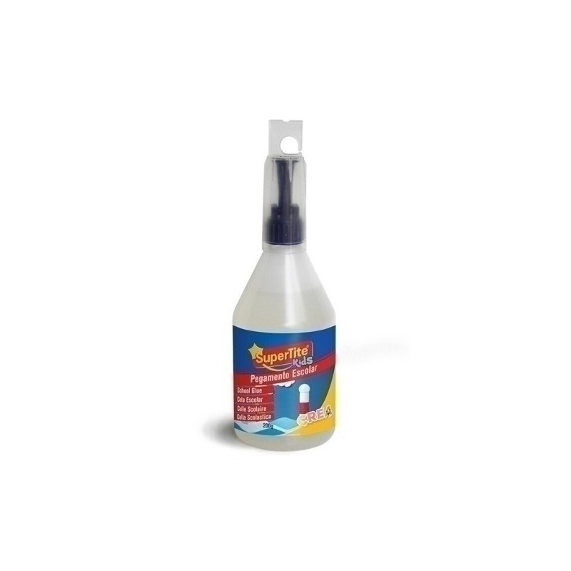 2716-COLA TRANSPARENTE SUPERTITE BOTELLA 200m precio por 12 unidades