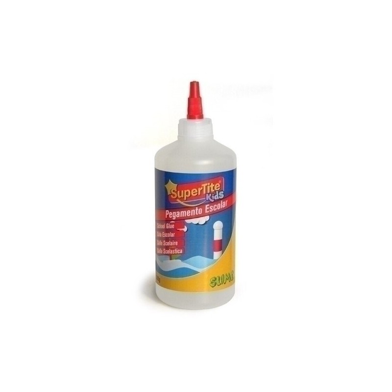2744-COLA TRANSPARENTE SUPERTITE BOTELLA 500m precio por 8 unidades
