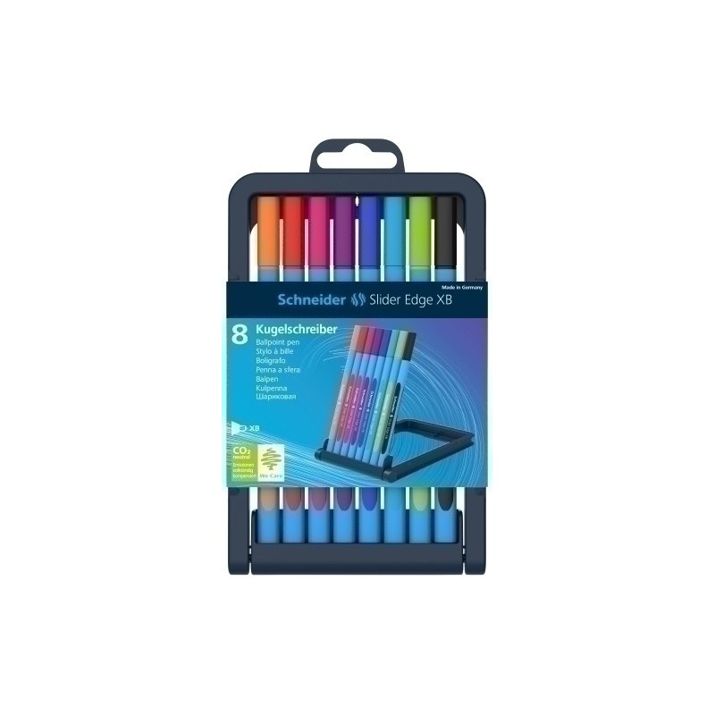 SH152279-BOLIGRAFO SCHNEIDER SLIDER EDGE SURT.8 precio por 1 unidades