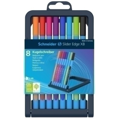 SH152279-BOLIGRAFO SCHNEIDER SLIDER EDGE SURT.8 precio por 1 unidades
