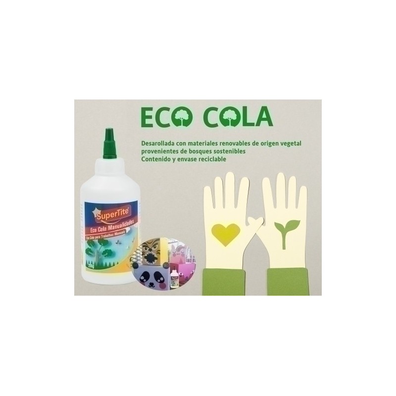 2463-COLA BLANCA SUPERTITE ECO 250ml precio por 6 unidades