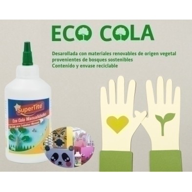 2463-COLA BLANCA SUPERTITE ECO 250ml precio por 6 unidades
