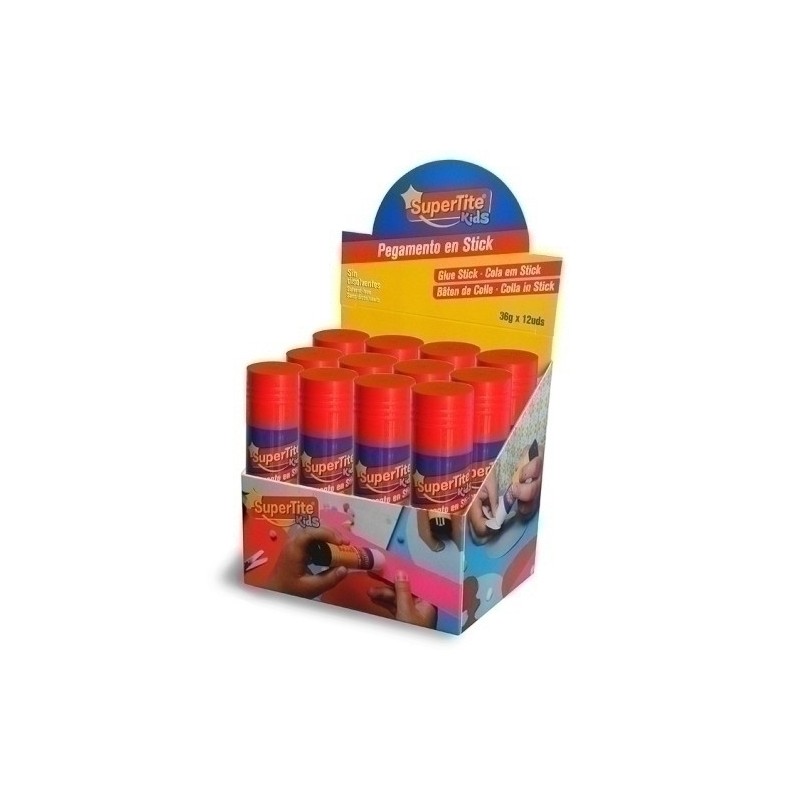 2502-BARRA PEGAMENTO SUPERTITE 36g EXP.12 precio por 1 unidades