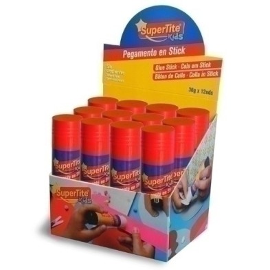 2502-BARRA PEGAMENTO SUPERTITE 36g EXP.12 precio por 1 unidades