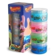 2737-JUEGO SUPERTITE SLIME PURPURINA precio por 4 unidades