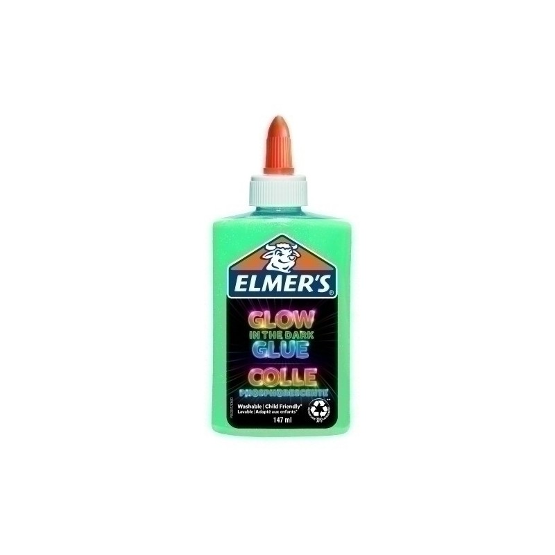 2162078-COLA ELMER´S SLIME BRILLA OSC. AZUL precio por 1 unidades