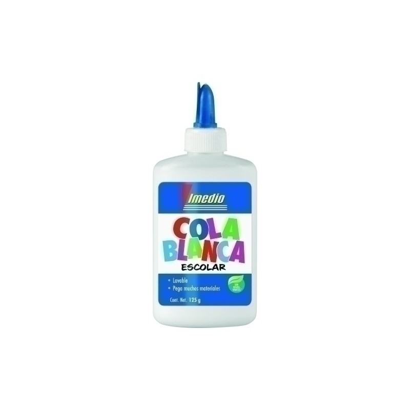 7001592-COLA BLANCA IMEDIO ESCOLAR 125 Gr precio por 12 unidades